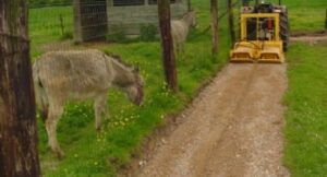 Nieuwe trage weg zonder boordstenen