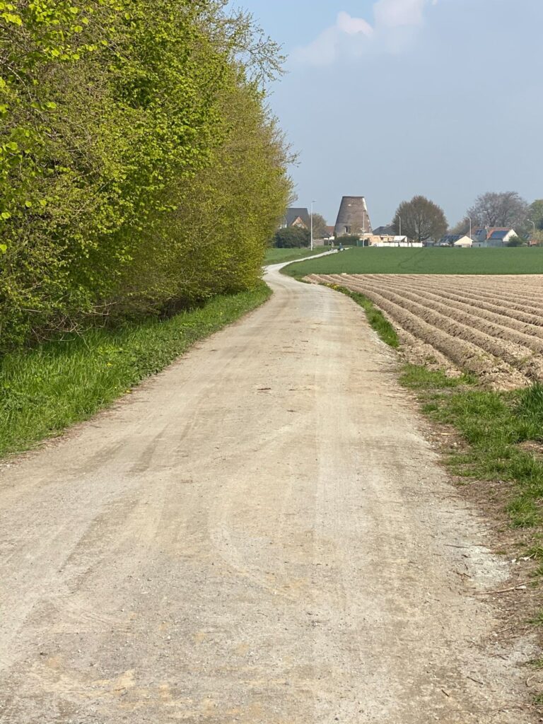 Trage weg in Gavere