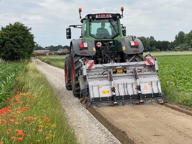 Ter plaatse recycleren van bestaande verharding