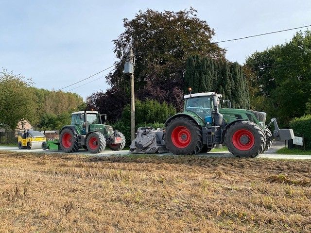 Verhoeve Roads aan het werk op een werf